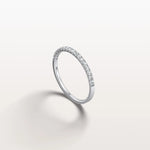Lab Diamonds Stackable Pave Wedding Band - Rings