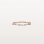 Lab Diamonds Stackable Pave Wedding Band - Rings