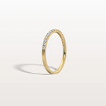 Lab Diamonds Stackable Pave Wedding Band - Rings