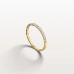 Lab Diamonds Stackable Pave Wedding Band - Rings