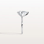 3CT Pear Cut Lab Diamond Engagement Ring In 14K Gold - Rings