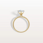 2CT Lab Grown Pear Engagement Ring with Hidden Halo - Rings