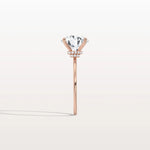 3CT Round Lab Grown Diamond Double Hidden Halo Ring - Rings