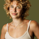 2CT Round Lab Grown Diamond Necklace in 14K Gold/Platinum - Necklaces