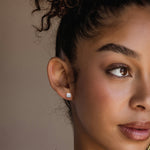 1CTW Radiant Cut Lab Diamond Octagon Stud Earring - Earrings