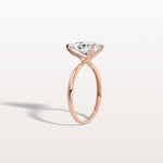2CT Pear Cut Lab Diamond Engagement Ring In 14K Gold - Rings