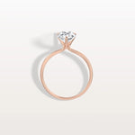 2CT Pear Cut Lab Diamond Engagement Ring In 14K Gold - Rings