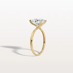 2CT Pear Cut Lab Diamond Engagement Ring In 14K Gold - Rings