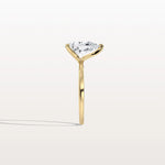 2CT Pear Cut Lab Diamond Engagement Ring In 14K Gold - Rings