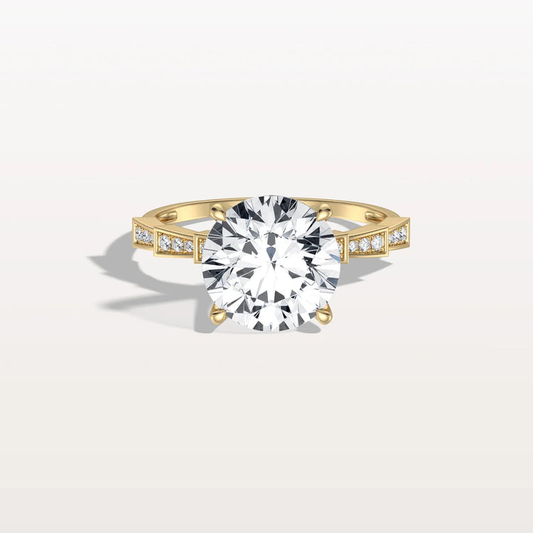 3CT Hidden Halo Lab Diamond Ring - Fashion,Pave - Rings