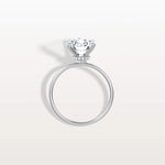 3CT Round Lab Grown Diamond Double Hidden Halo Ring - Rings