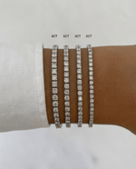 3Carat Lab - Grown Diamond Tennis Bracelet in 14K Gold/Platinum – Classic & Timeless - Bracelets